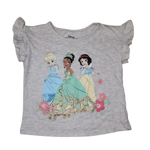 Disney Princess Toddler Girls T-Shirt 4T Cinderella Tiana Snow White